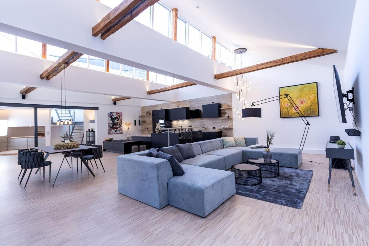 Luxus Wellness Loft - 245Qm - Designwohnen Im Zentrum Gütersloh Zewnętrze zdjęcie