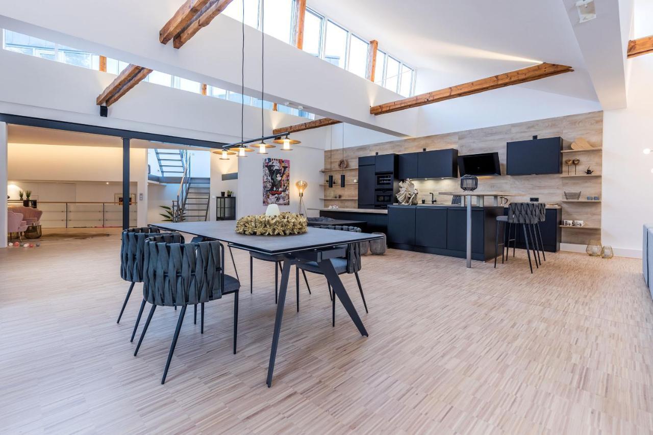 Luxus Wellness Loft - 245Qm - Designwohnen Im Zentrum Gütersloh Zewnętrze zdjęcie