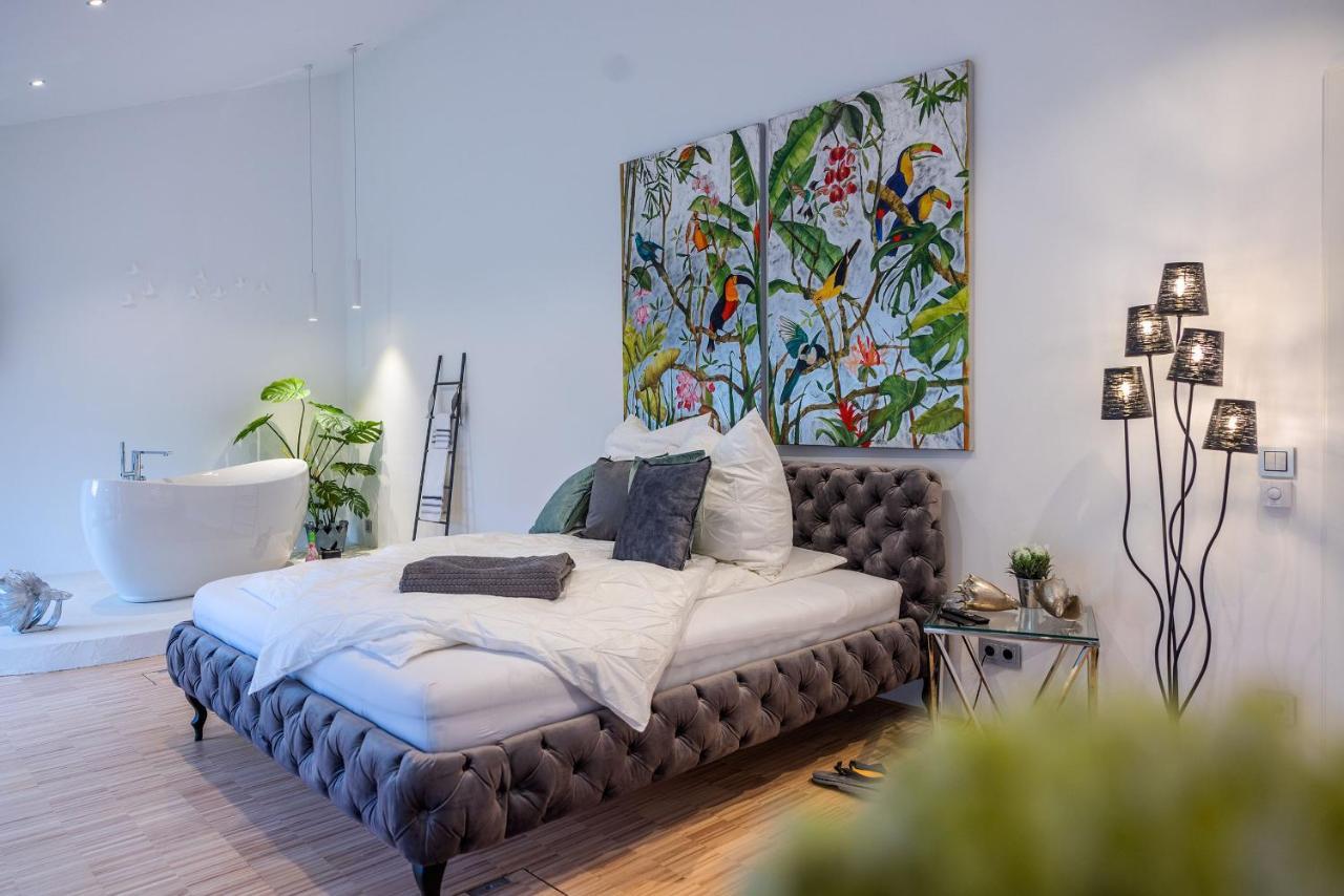 Luxus Wellness Loft - 245Qm - Designwohnen Im Zentrum Gütersloh Zewnętrze zdjęcie