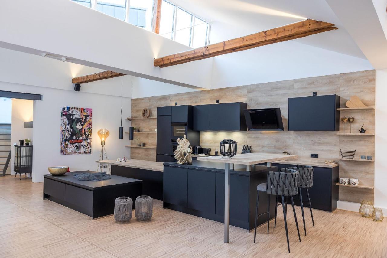 Luxus Wellness Loft - 245Qm - Designwohnen Im Zentrum Gütersloh Zewnętrze zdjęcie